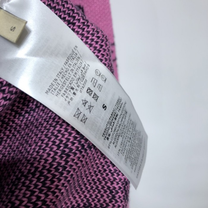 G*u*i gg multicolour wool cotton jumper pink