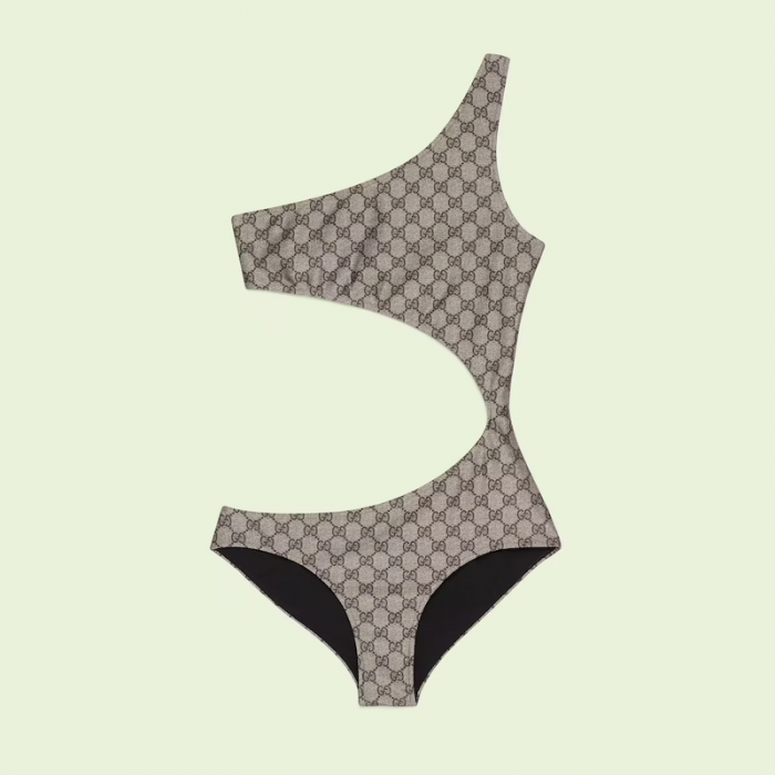 G*u*i gg stretch jersey swimsuit ‎695817