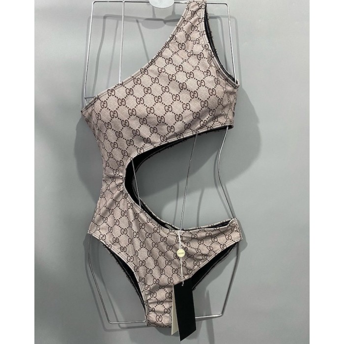 G*u*i gg stretch jersey swimsuit 695817