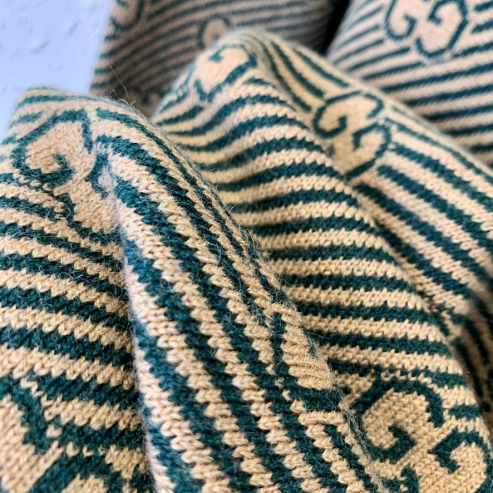 G*u*i gg stripe wool cardigan