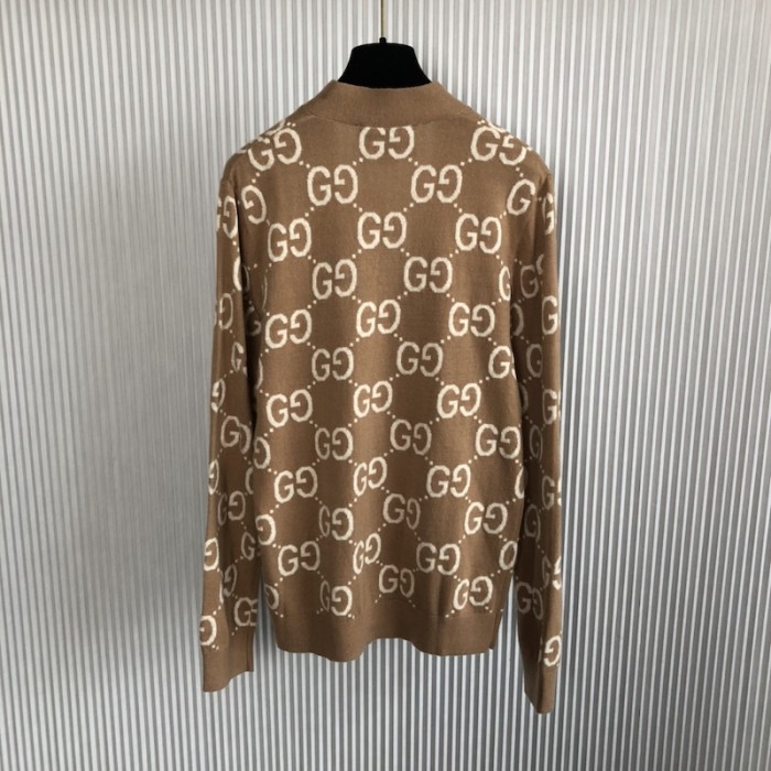 G*u*i gg wool cardigan beige