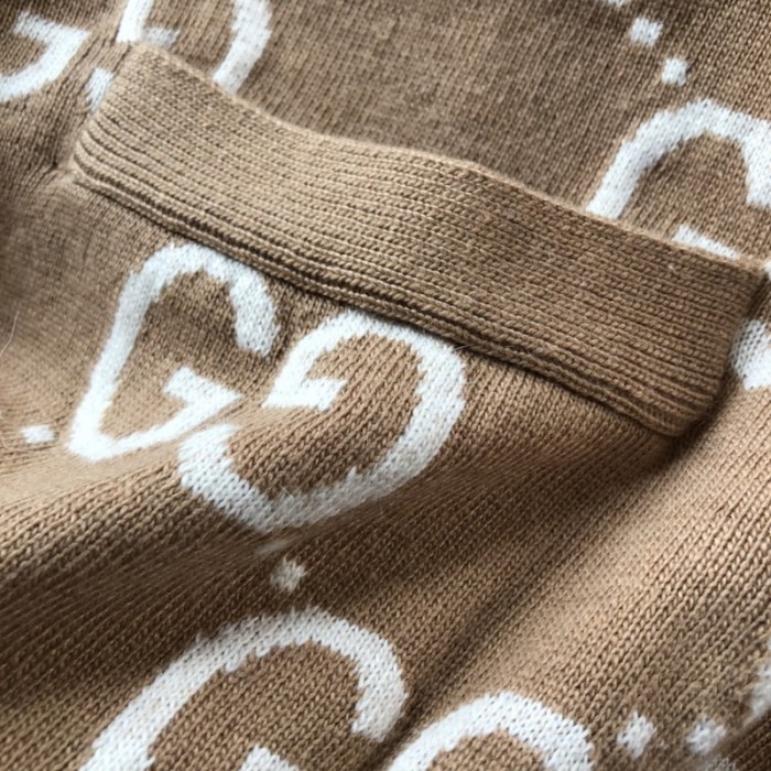 G*u*i gg wool cardigan beige