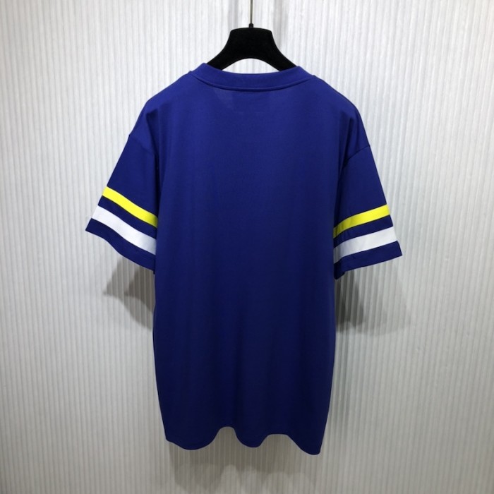 G*u*i cotton jersey t-shirt blue 616036