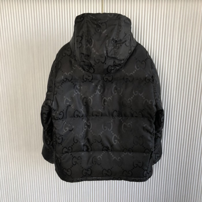 G*u*i jumbo gg canvas jacket 698710 black