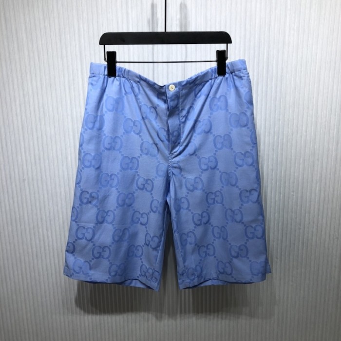 G*u*i jumbo gg cotton jacquard shorts ‎734161