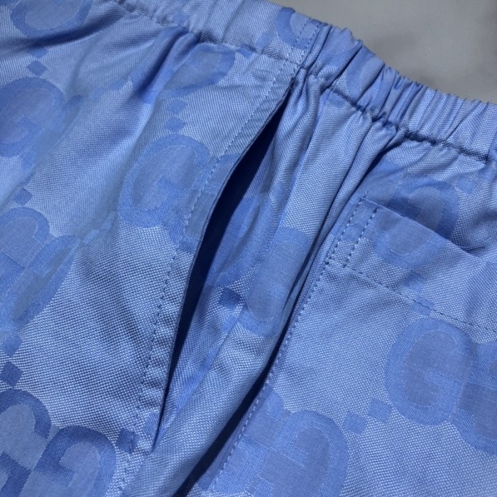 G*u*i jumbo gg cotton jacquard shorts ‎734161