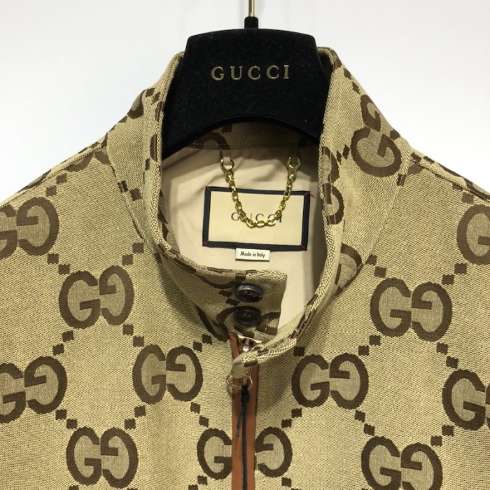 G*u*i jumbo gg canvas jacket