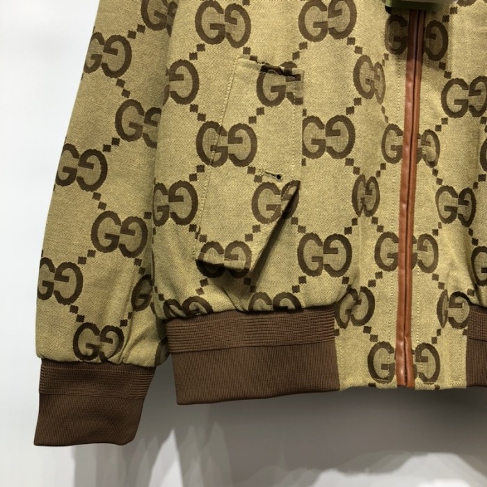 G*u*i jumbo gg canvas jacket
