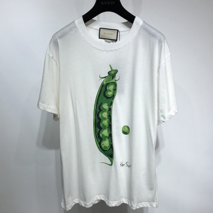 G*u*i ken scott print t-shirt white
