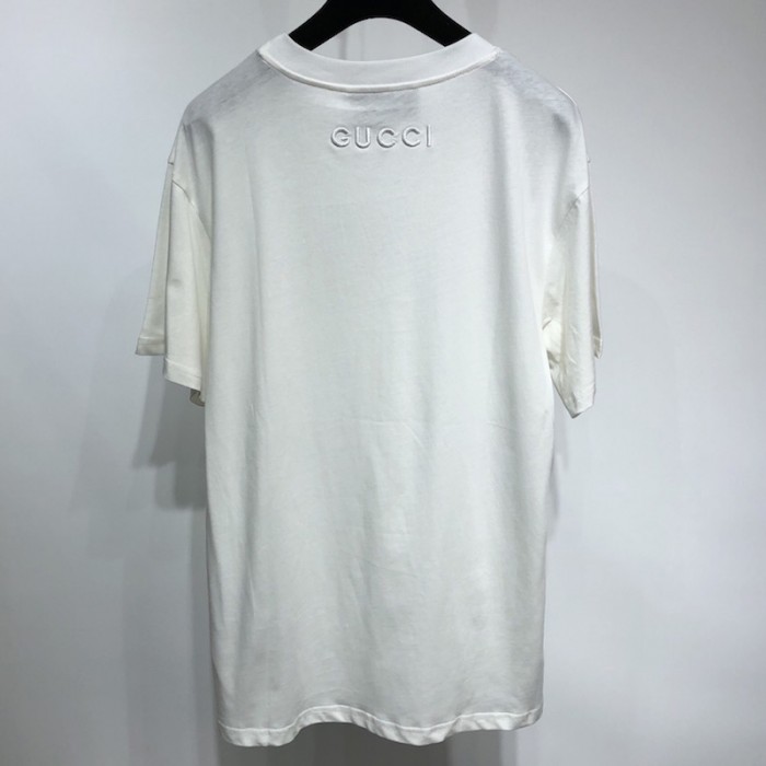 G*u*i ken scott print t-shirt white