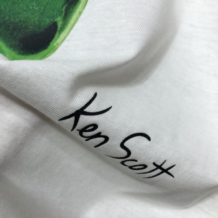 G*u*i ken scott print t-shirt white