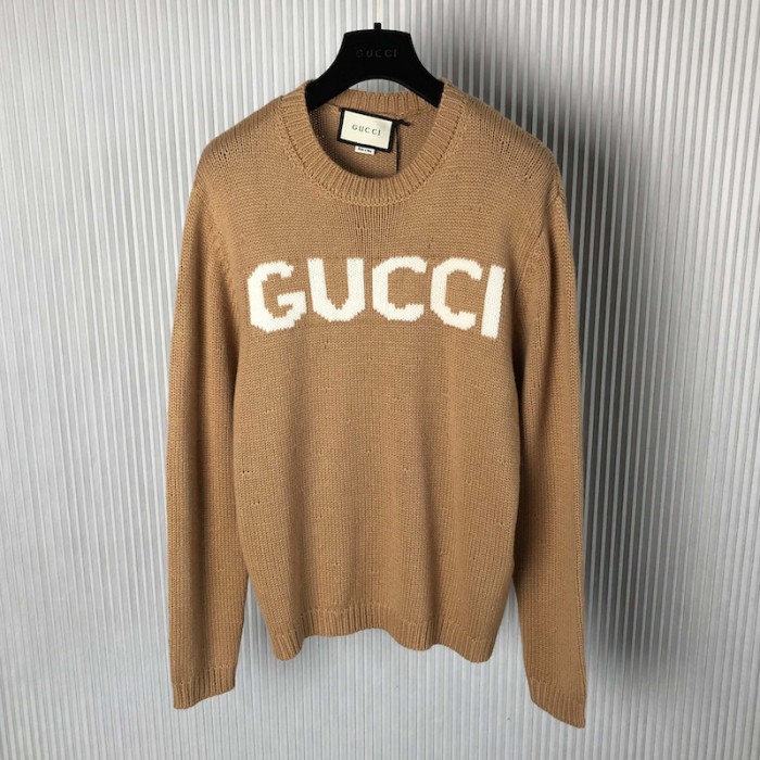 G*u*i knit wool jumper with G*u*i intarsia ‎761539
