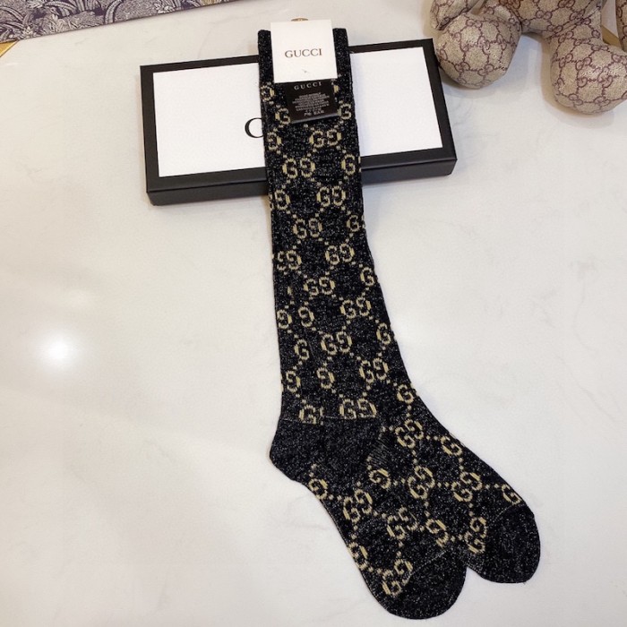 G*u*i lame gg socks women black