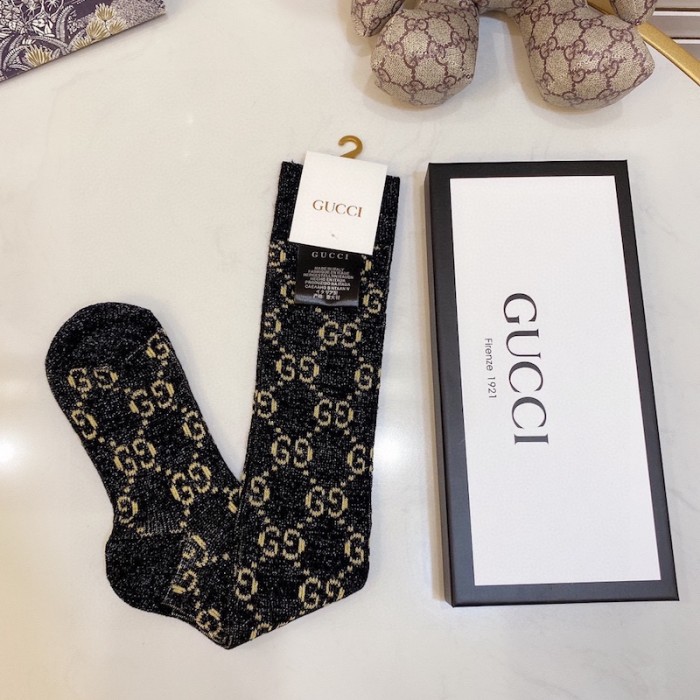 G*u*i lame gg socks women black