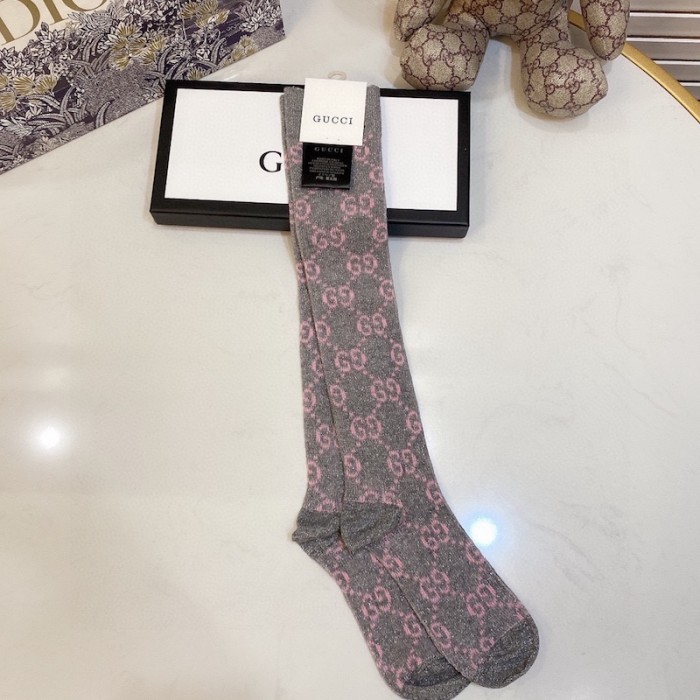 G*u*i lame gg socks women grey