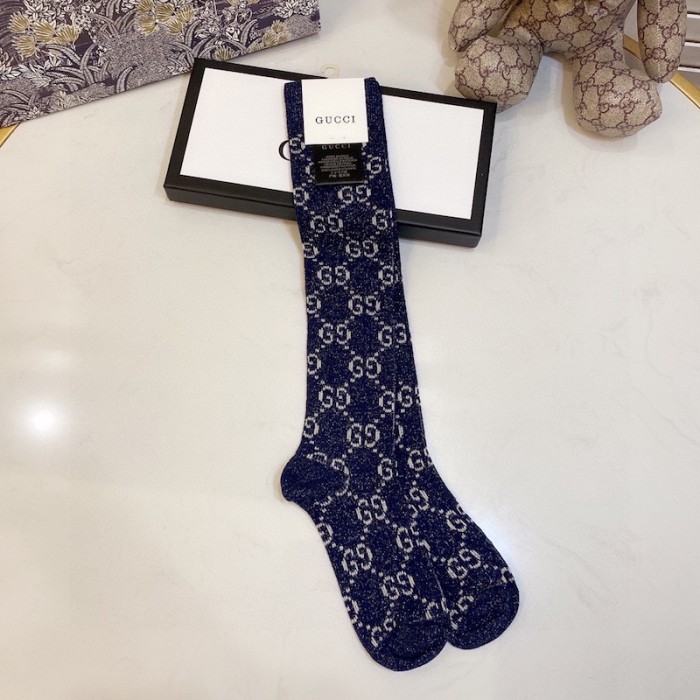 G*u*i lame gg socks women navy