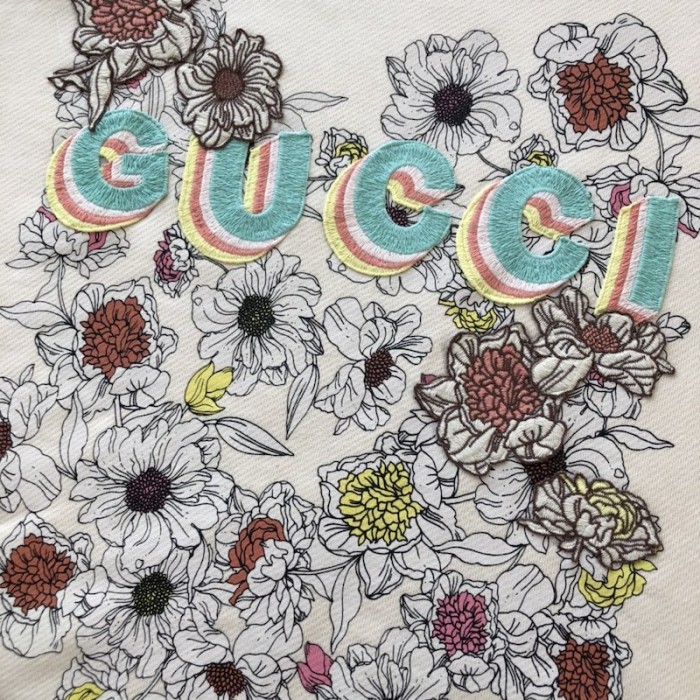 G*u*i lovelight sweatshirt aus baumwolle mit print