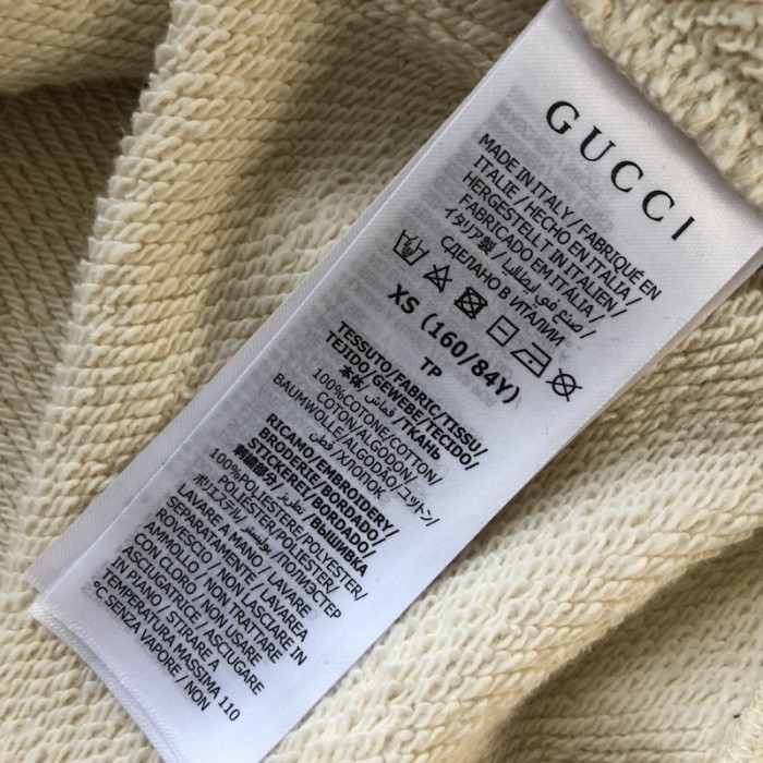 G*u*i lovelight sweatshirt aus baumwolle mit print