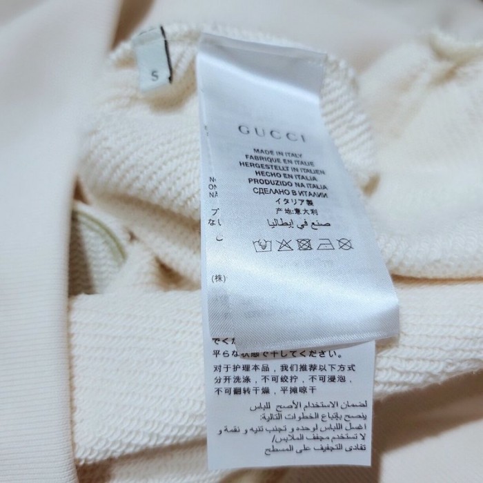 G*u*i "original G*u*i" sweatshirt with kitten off white