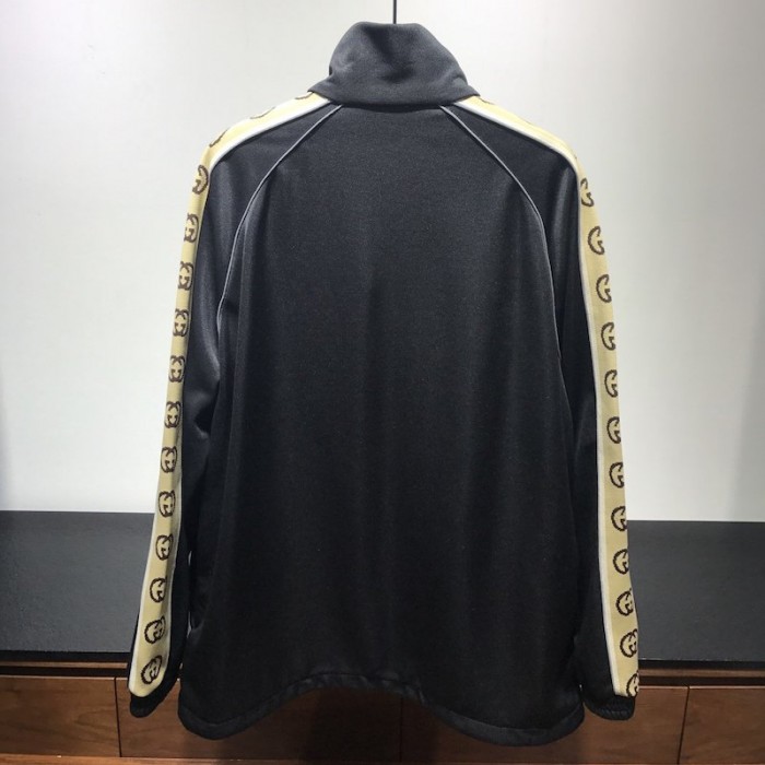 G*u*i oversize technical jersey tracksuit black