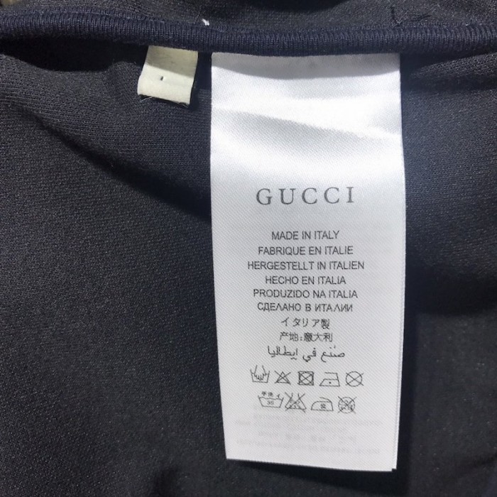 G*u*i oversize technical jersey tracksuit black