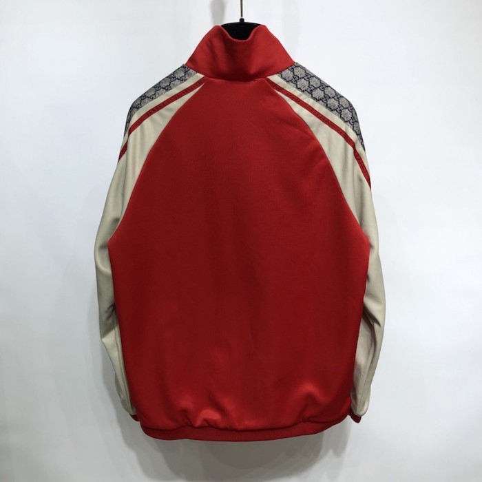G*u*i oversize technical jersey tracksuit red