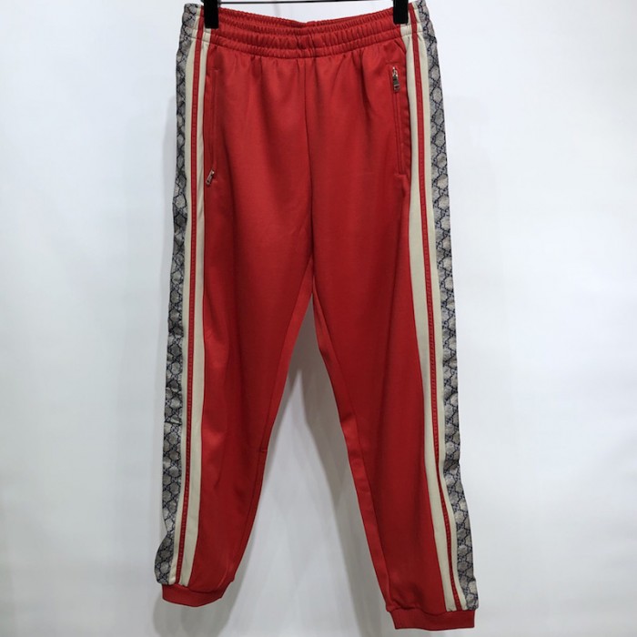 G*u*i oversize technical jersey tracksuit red