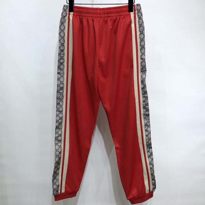 G*u*i oversize technical jersey tracksuit red