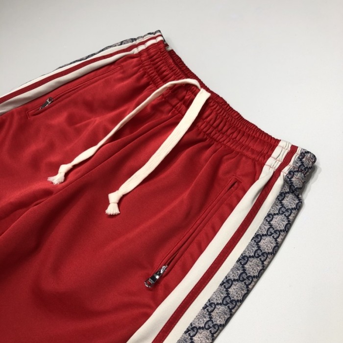 G*u*i oversize technical jersey tracksuit red