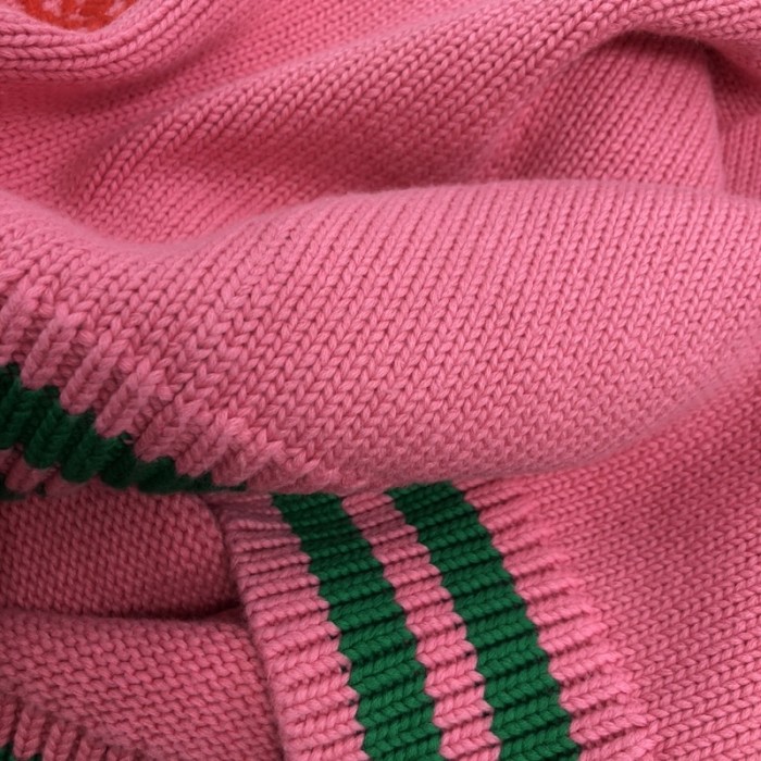 G*u*i pineapple cotton sweater pink