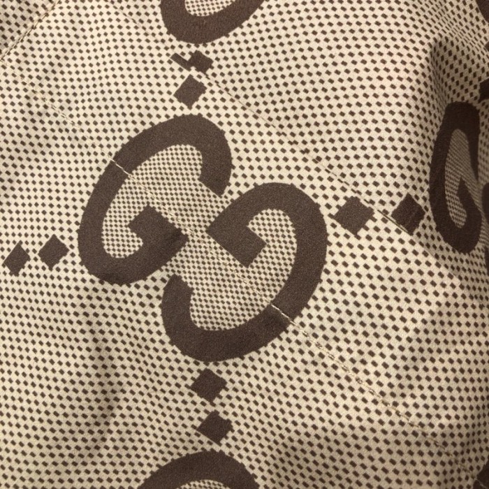 G*u*i pineapple gg canvas bowling shirt 677050