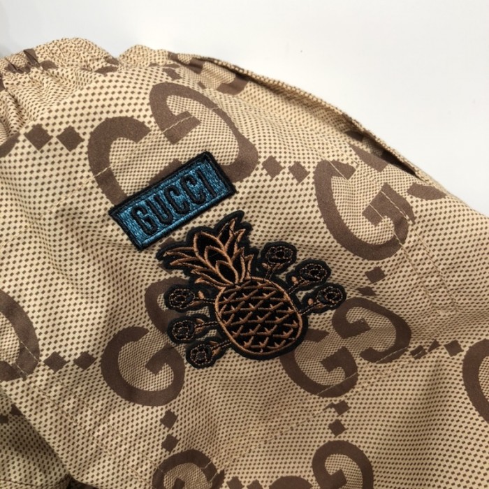 G*u*i pineapple gg canvas shorts 677067