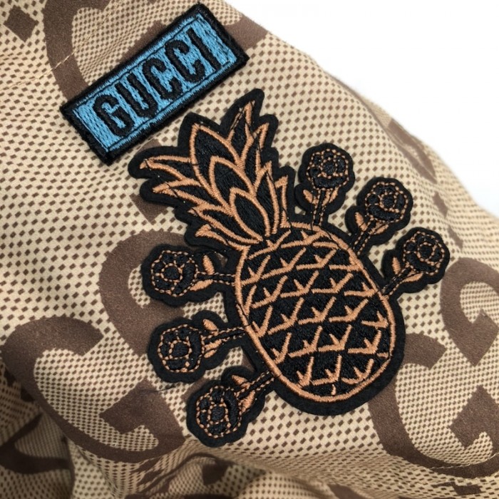 G*u*i pineapple gg canvas shorts 677067