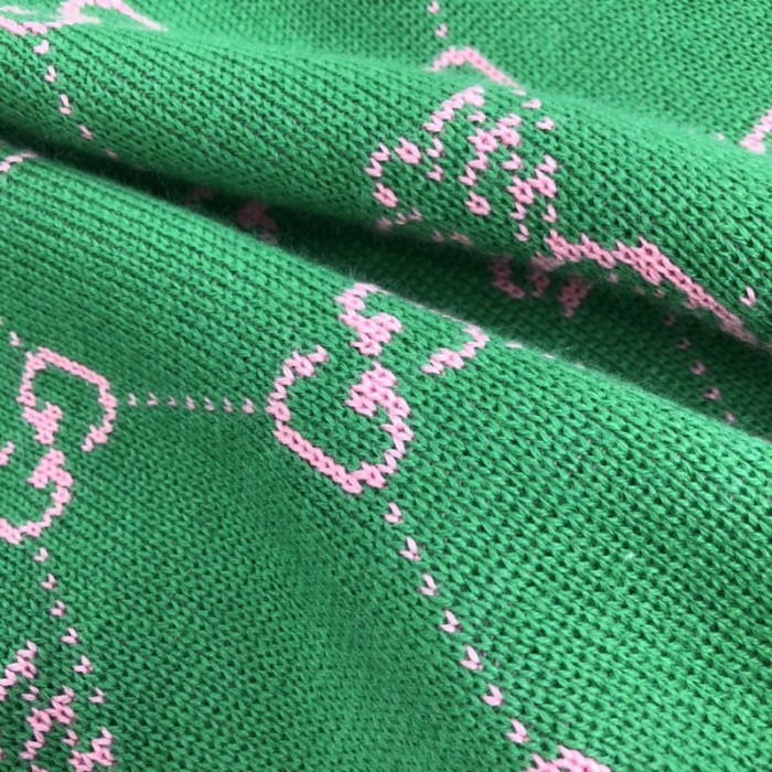 G*u*i pineapple gg jacquard sweater green