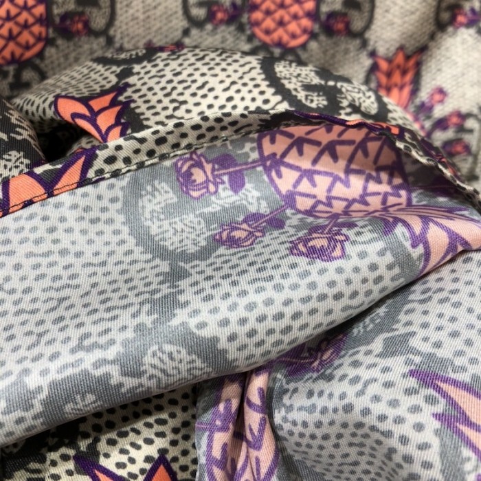 G*u*i pineapple gg print bowling shirt ‎669202