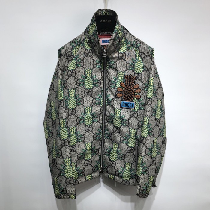 G*u*i pineapple gg print jacket ‎672807