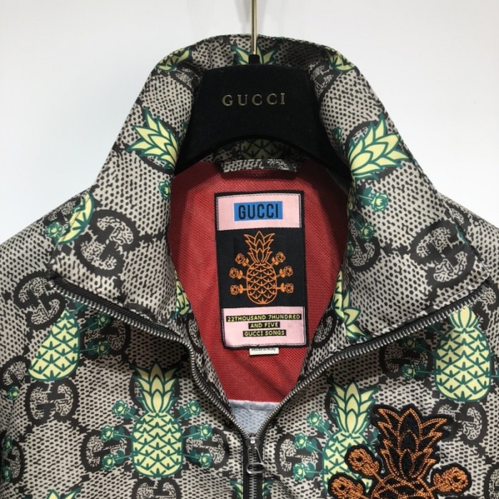 G*u*i pineapple gg print jacket 672807