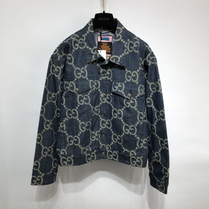 G*u*i pineapple jacket blue ‎674338