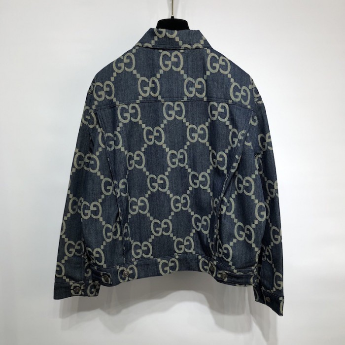 G*u*i pineapple jacket blue ‎674338