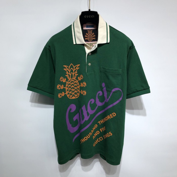 G*u*i pineapple polo shirt ‎672424