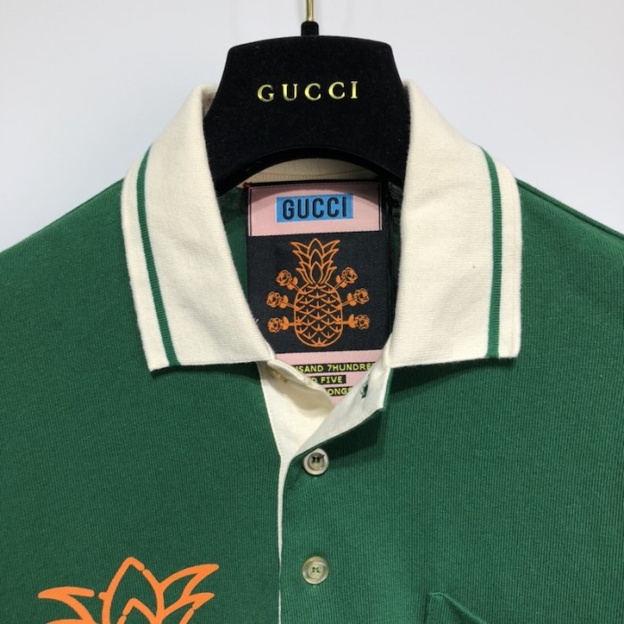 G*u*i pineapple polo shirt 672424
