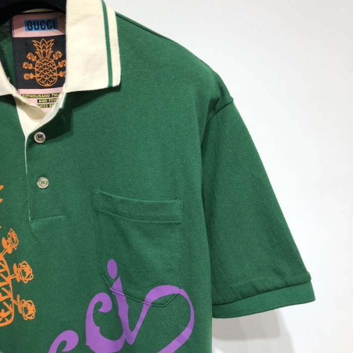 G*u*i pineapple polo shirt 672424