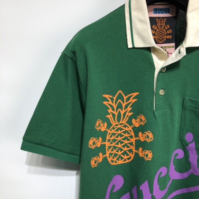 G*u*i pineapple polo shirt 672424