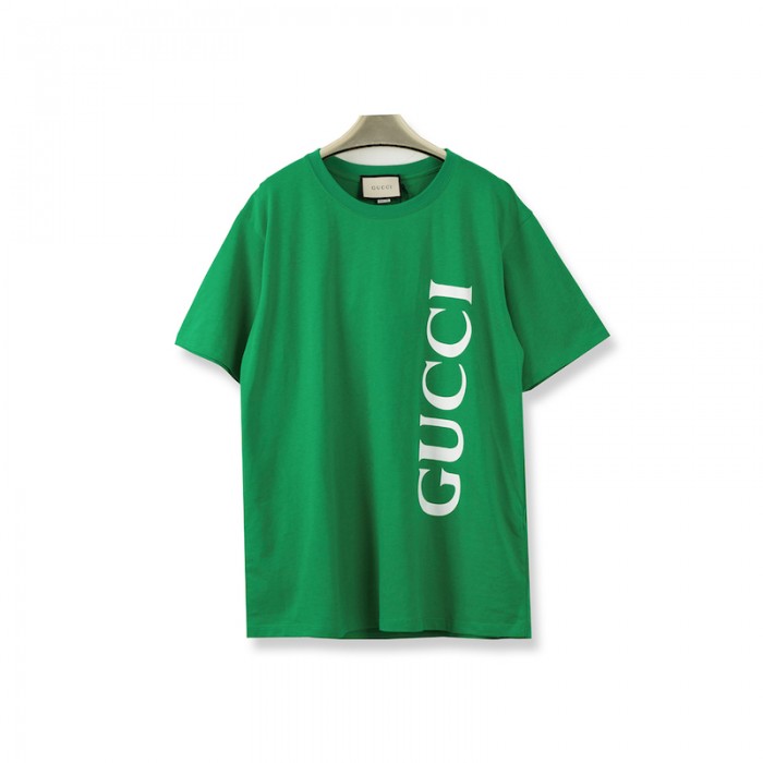 G*u*i print oversize t-shirt green