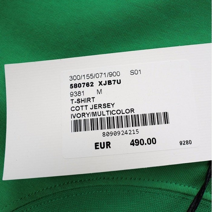 G*u*i print oversize t-shirt green