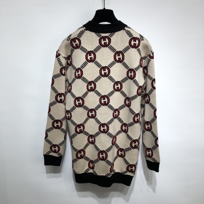 G*u*i reversible interlocking g wool cardigan ‎678308