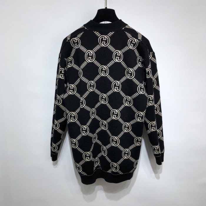 G*u*i reversible interlocking g wool cardigan ‎678308