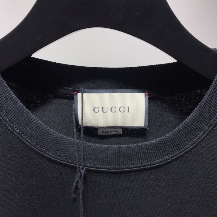G*u*i sexiness print oversize t-shirt black