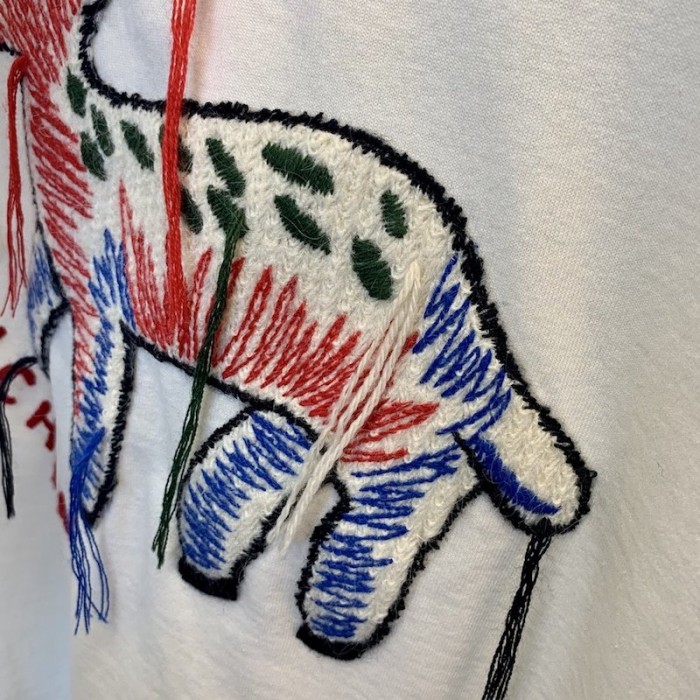 G*u*i t-shirt with fawn patch white