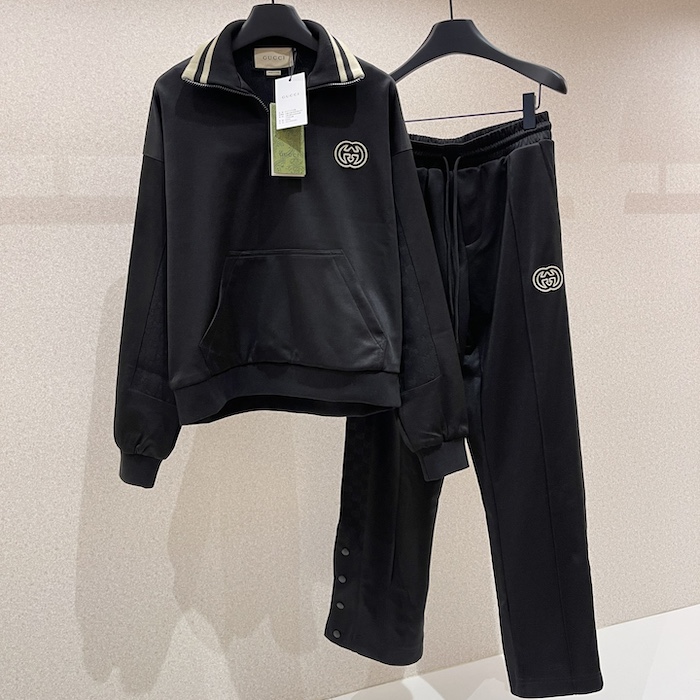 G*u*i technical jersey half zip jacket tracksuit ‎768614